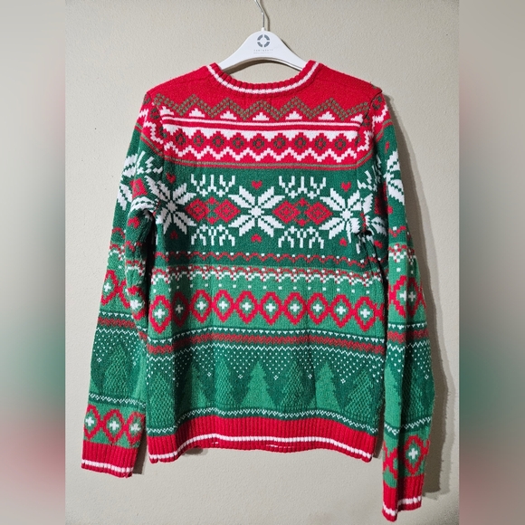 Holiday Time Ugly Christmas Cow Sweater Small - Picture 4 of 4